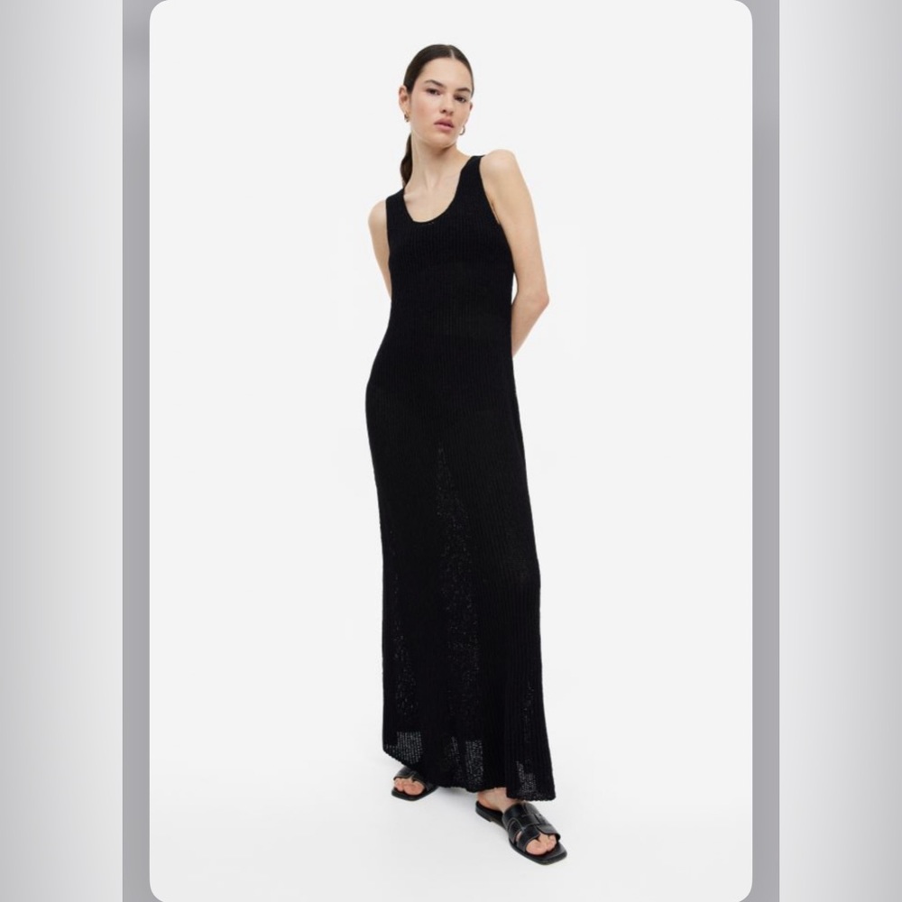 New! H&M Rib knit maxi dress